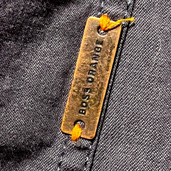 Boss Hugo Boss Orange Long Sleeved Buttoned Up Shirt For Men. Size Large. - Picture 3 of 6